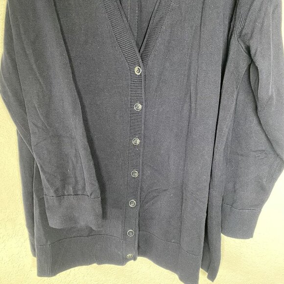 Talbots Plus Petite Button‎ Up Cardigan Womens 3XP Cotton Blend Casual Fall - Picture 6 of 13